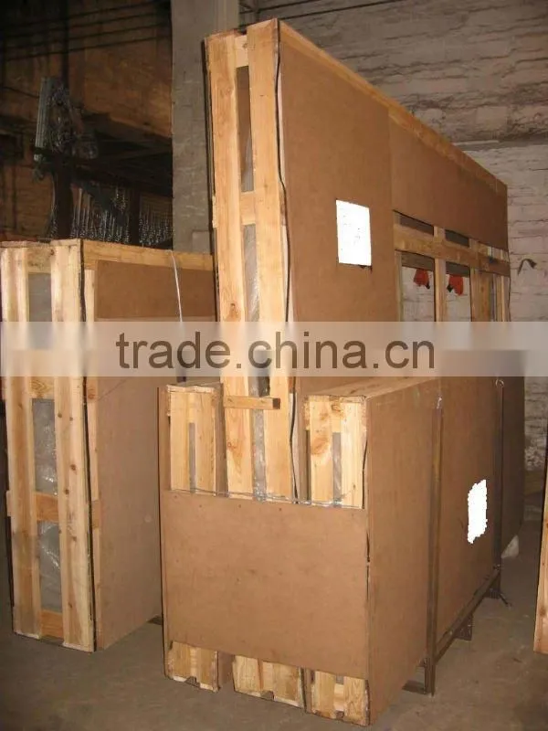 Eyebrow top Double wrought iron door