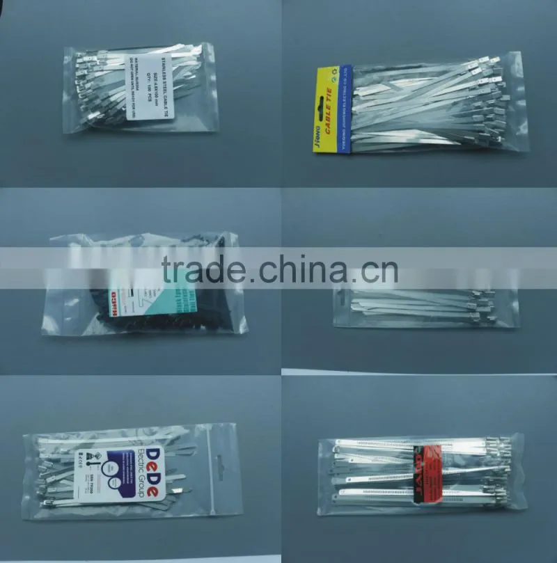 UL Stainless Steel Cable Ties ball self-locking type
