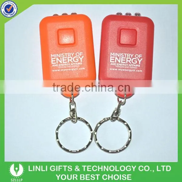 Plastic Led Solar Torch With Keychain