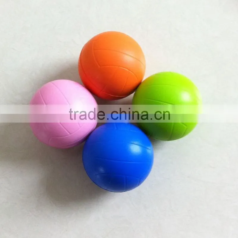 pu foam vollyball 4 colors stress vollyball