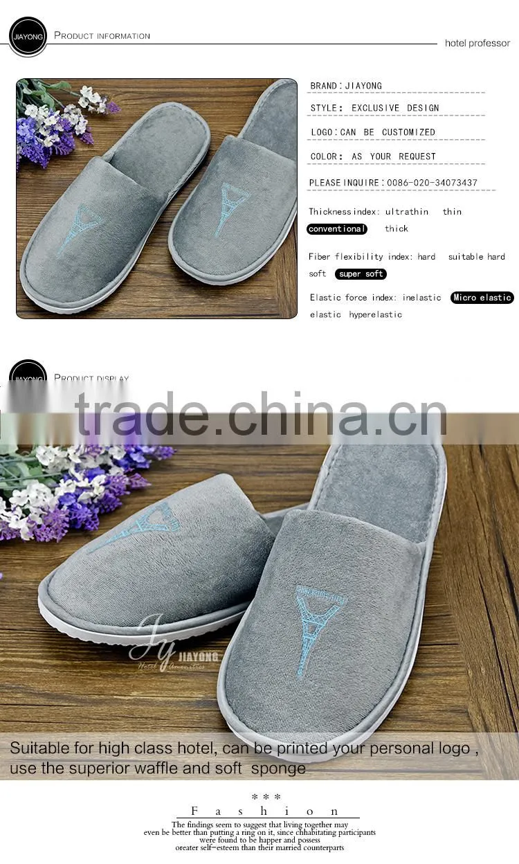 wholesale traveling foldable slippers customized disposable slippers