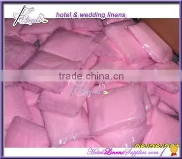 light pink organza table overlays for special events, weddings, parties, wedding table overlays