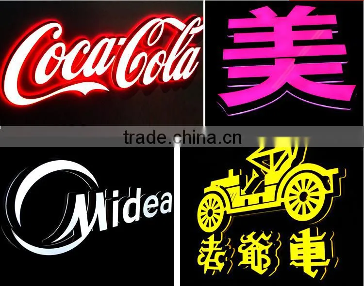 High light 3d mini advertising letter sign