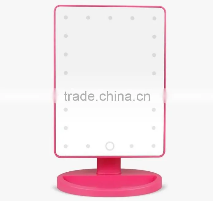 Wholesale cheap theatrical vanity girl hollywood led makeup mirror with light, lighted makeup mirror