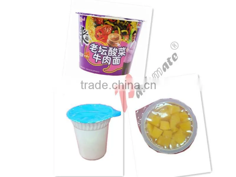 Food cup filling sealing Packaging Line