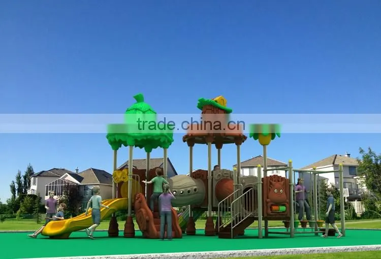 Plastic slide used amusement park equipment