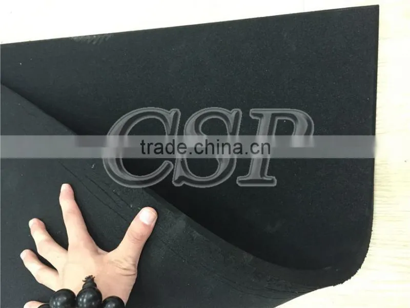 15 mm black rubber shower mat with a cheapest price