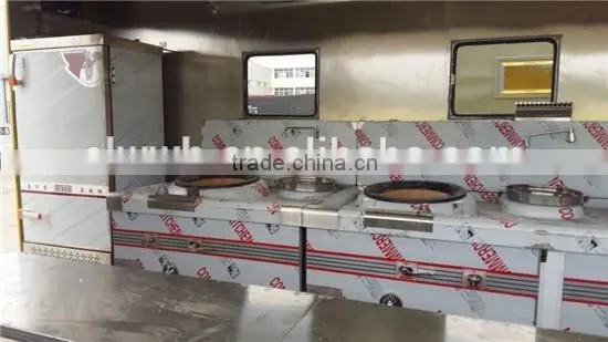 Fast food selling truck, mobile food truck