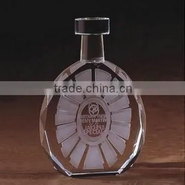 Transparent crystal dumbbell crystal 3d models for gift items