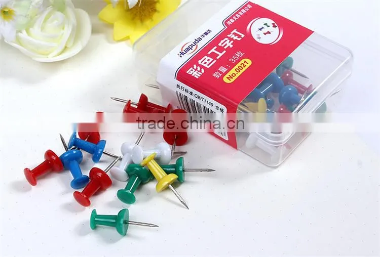 Multi-Colored drawing pin tunmb tacks/push pins