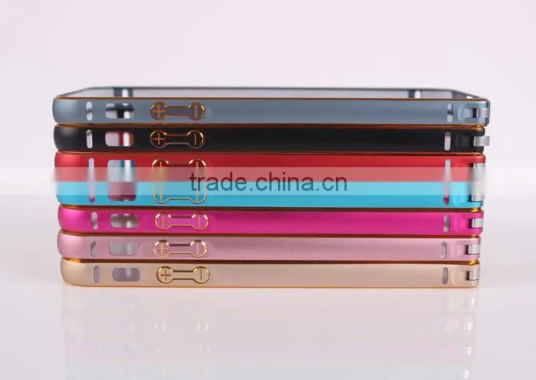 Newest arrival aluminum phone case for iphone6 metal phone bumper for iphone 6 plus metal case