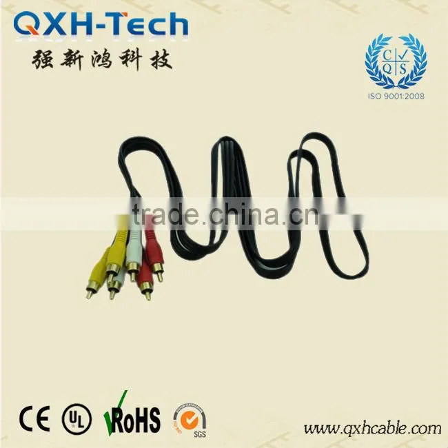 High End 3 RCA Cable Gold Plated Cable