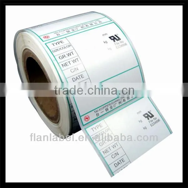 Biodegradable custom sticker labels