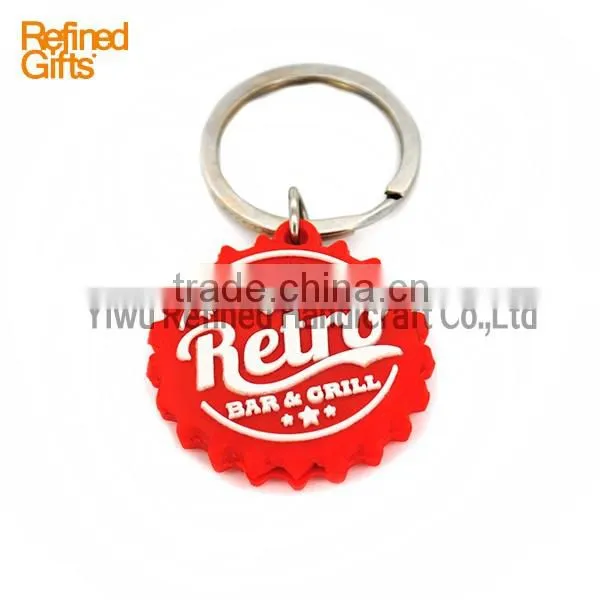 Creative red Blue shell keychain Personalized pvc rubber sun Capsule Keychain