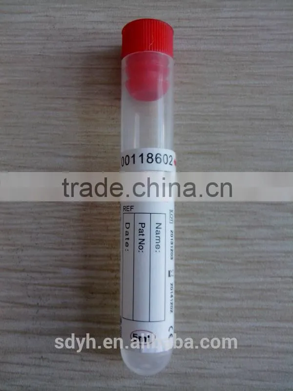 vacuum and non vacuum blood collection tube