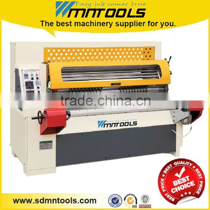 Wood profile wrapping auxiliary machine