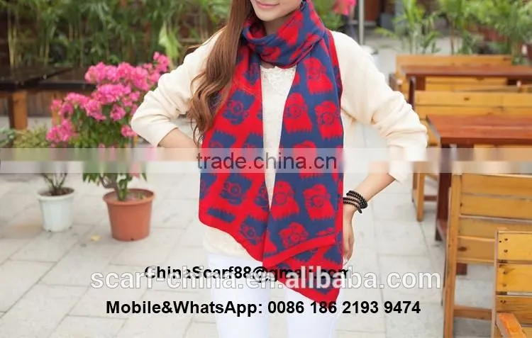 Wholesale cartoon winter scarf women