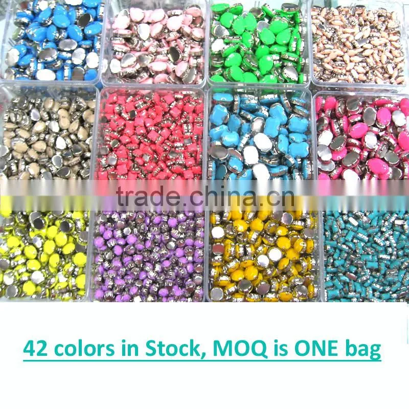embellished stone chunky candy beads resin pastel color garment sayjual manik