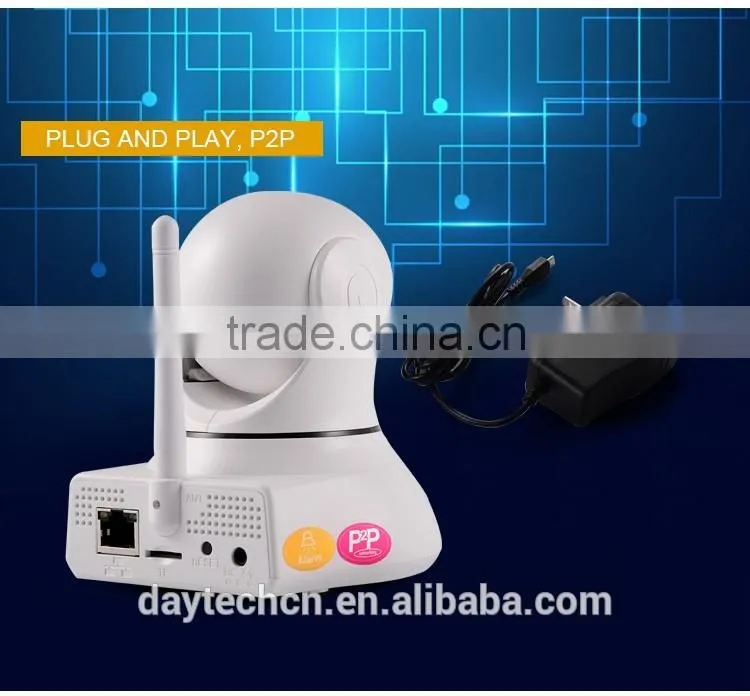 H.264 720P Night Vision Pan/Tilt Function high definition ip camera