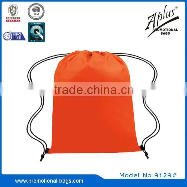 promotional 210D polyester drawstring bags