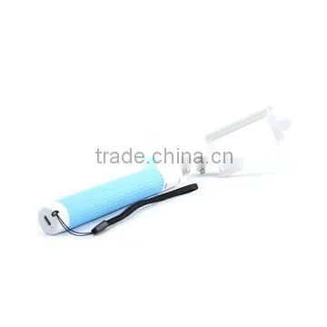 Popular foldable selfie stick with wire