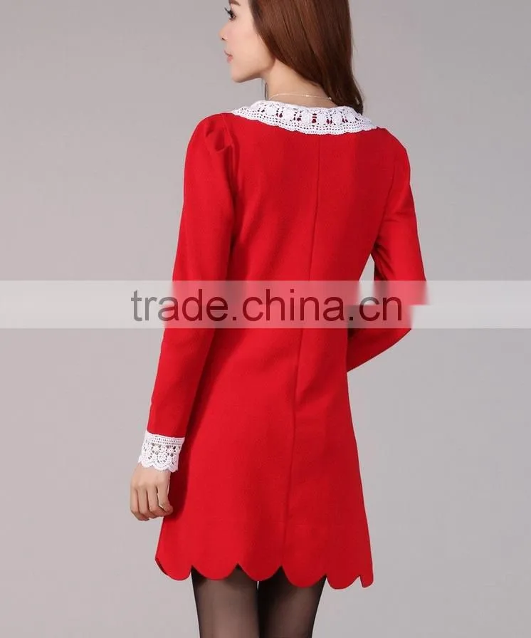 2014 korean sexy two piece dresses