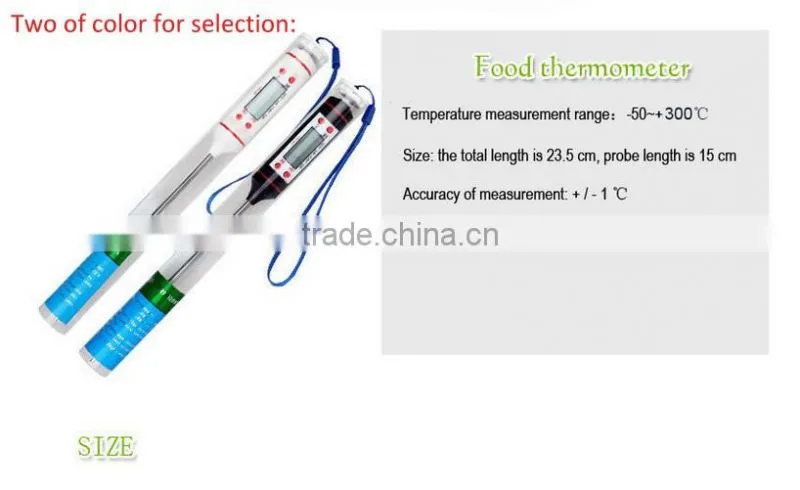 China Hot Selling Food Temperature Thermometer digital .Smart Meat BBQ Thermometer TL-FT01