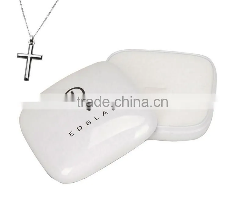 Luxurious jewelry metal gift tin box with sponge inside