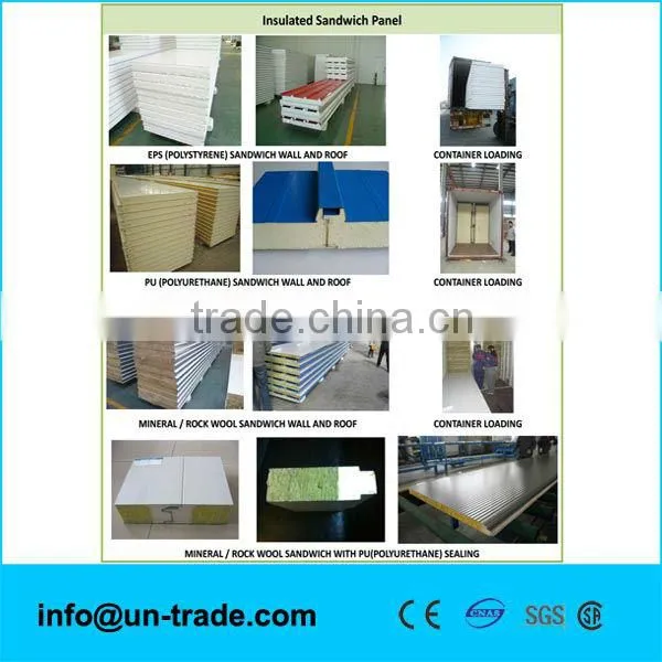 durable sandwich panel for prefabricated house