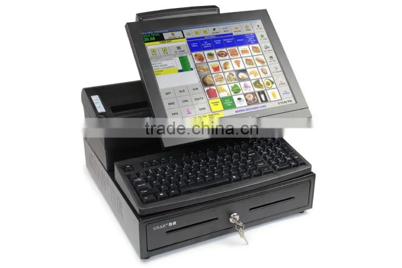 All in One 15 inch touch screen pos terminal