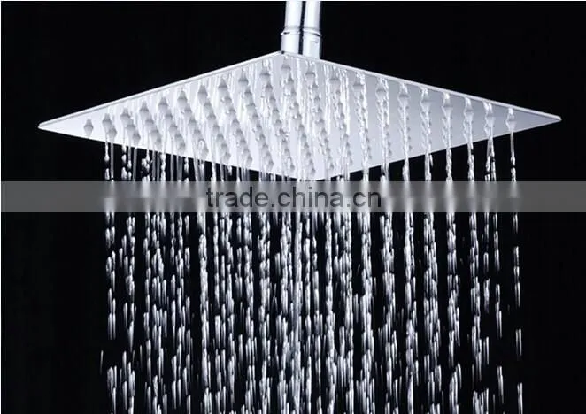 Stainless steel square ultra thin shower heads
