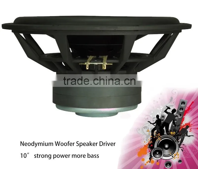 Smart Home Audio 10 Inch MDF Wooden Powered Subwoofer