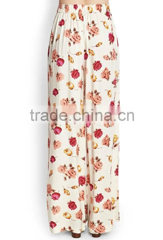 pants for women fashion floral print pants new design harem pants