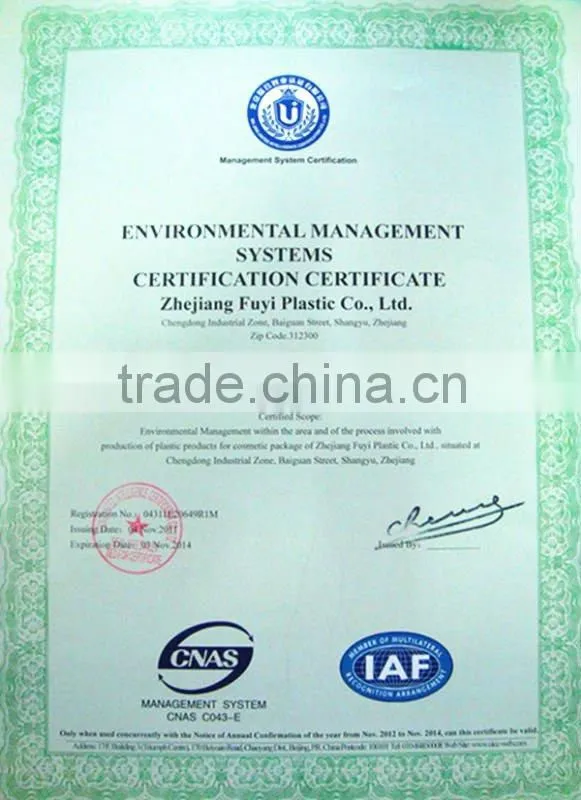 Plastic Cosmetic Packaging, Taper-shaped Acrylic Cream Jar and Lotion Bottle with Pump
