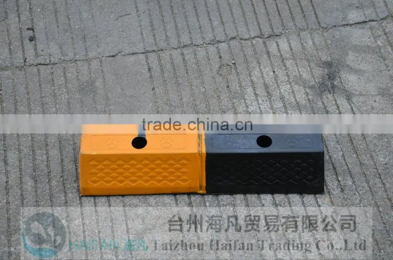 best price rubber stopper/wheel stopper for car parking safety/Competitive price and high quality Wheel stopper