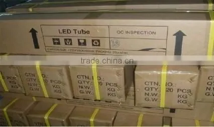 Shenzhen Factory High Efficiency T5 LED Tube Lighting 1.2m with Isolation Driver Power Supply With CE RoHS FCC