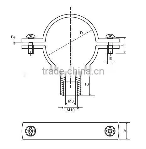 metal clamps for pipes pipe clamp for greenhouse