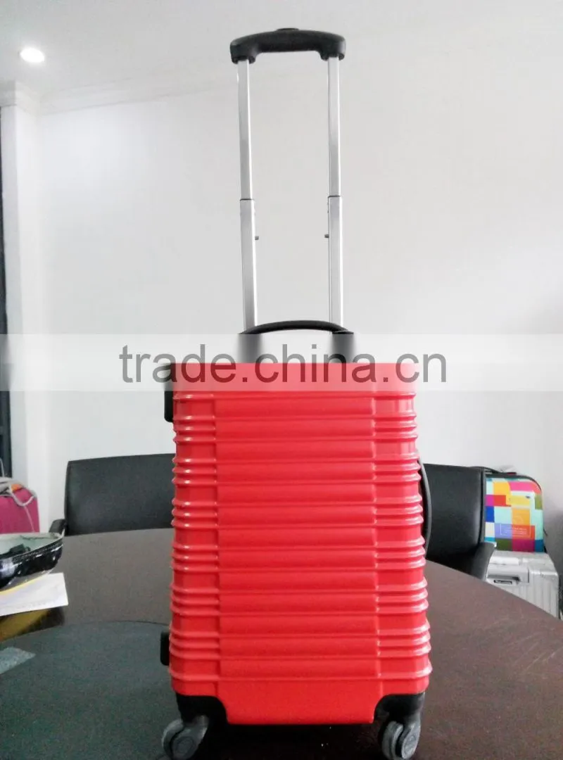 Eminent beautiful colorful ABS+PC 3 piece rolley luggage set