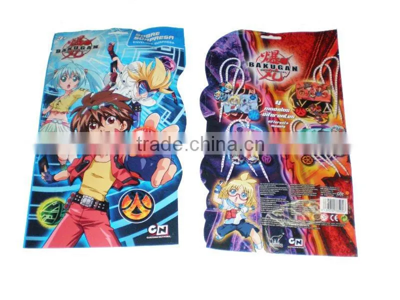 Plastic colorful toy packing bag/toy bag
