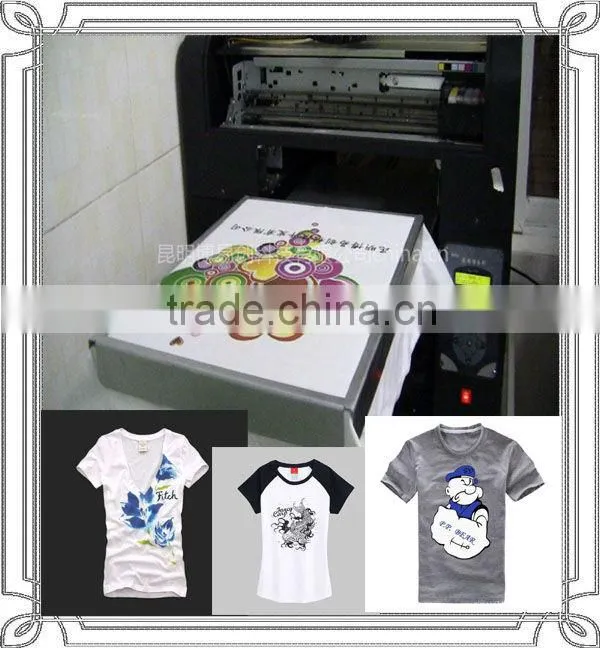 uv digital inkjet printer with a3 size, use for pvd, phone case, t-shirt, metal