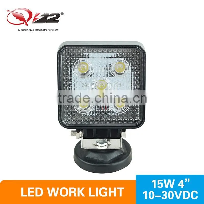 15w led driving lights square led working light for truck roof lights