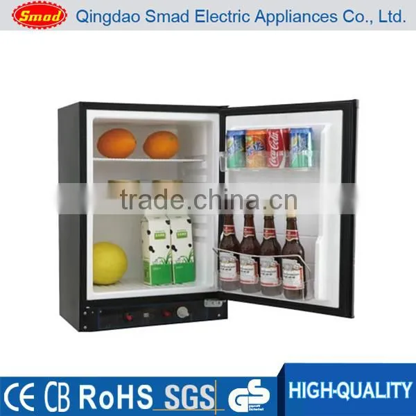Noiseless portable table top single solid Door hotel minibar cabinet