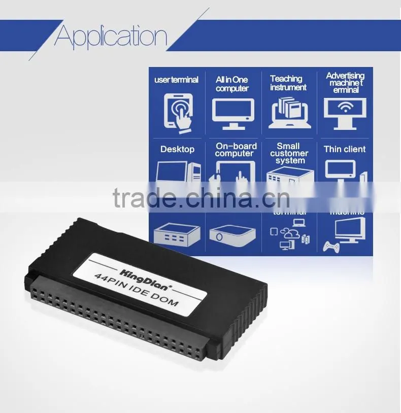KingDian DOM Disk on Module IDE-44PIN-VS ssd solution 4GB 8GB 16GB 32GB 64GB IDE DOM (IDE-44PIN-VS)
