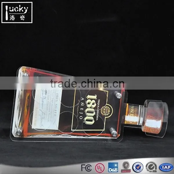 Acrylic oval ice tub wine Acrylic ice bucket for wine beer