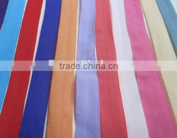 Decorative Custom Printed Soft Elastic Ribbon For Hair Ties