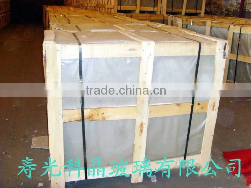 customized irregular shaped clear glass