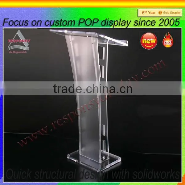 fashion upright cosmetic display stand acrylic make up furniture