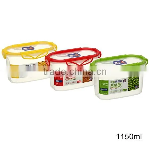 Wholesale Lockable Lid Plastic Storage Boxes 1150ml