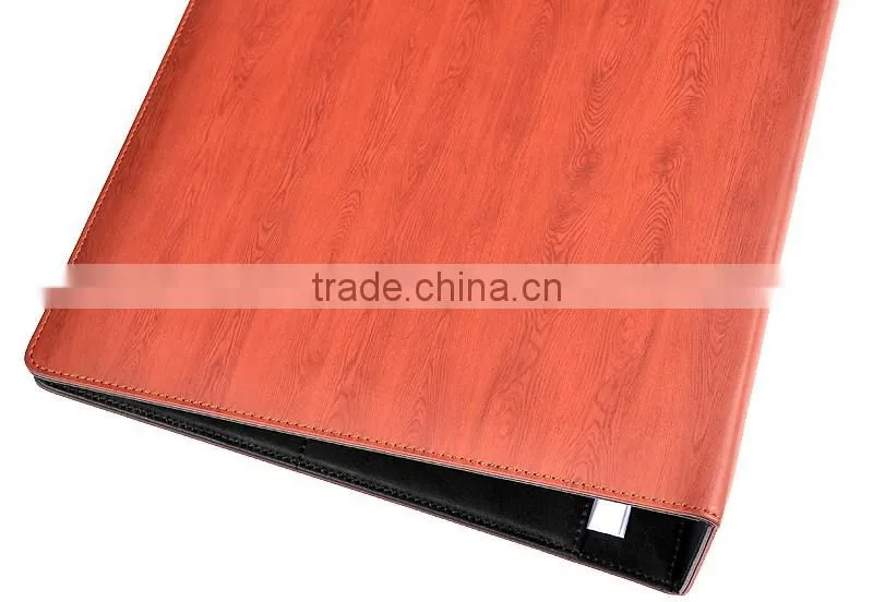 leather folder&A4 folder with post binder¬epad folder