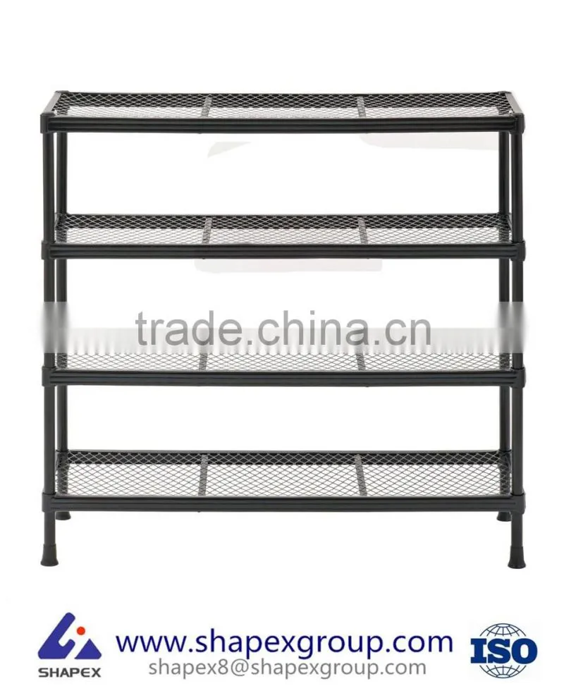 Black Steel Shelving Unit